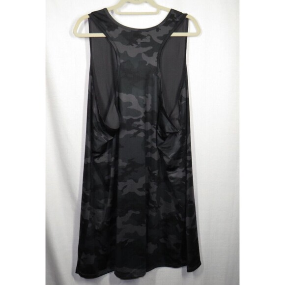 Athletic Works Black Gray Camouflage Racerback Tank Dress Plus Size 3X - Picture 6 of 7